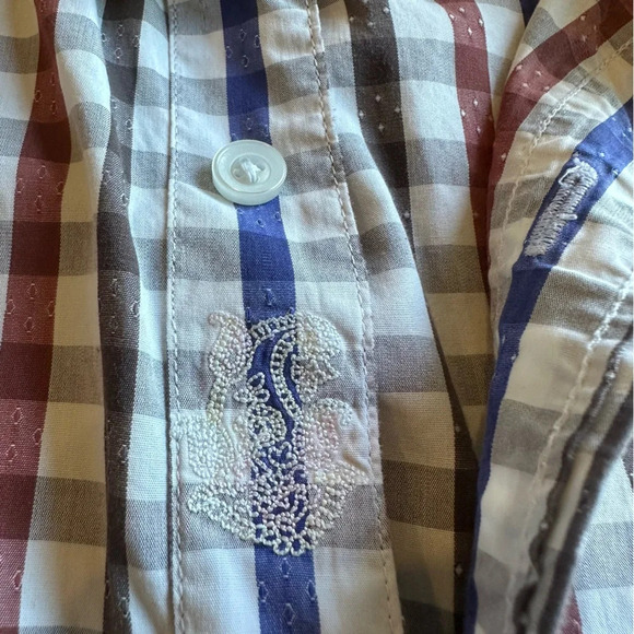 Robert Graham Modern Americana Men’s button down shirt size medium plaid - Picture 8 of 16